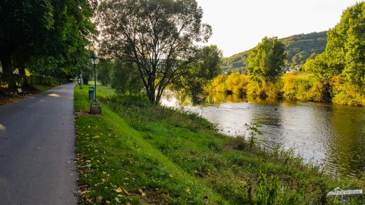 Echternach Flusspromenade Sauer Luxemburg