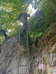 Mittelrhein Klettersteig Kletterelement 3