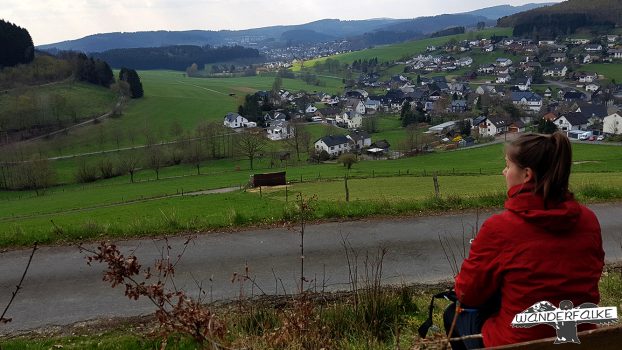 Hilchenbach Löffelpfad Aussichtspunkt Maiersports Härtetest Wanderblog Wanderfalke